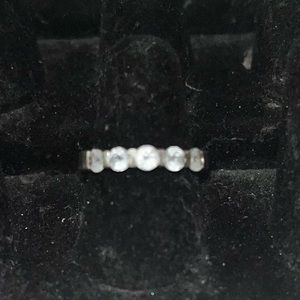 Blue Diamond Ring Sz 5